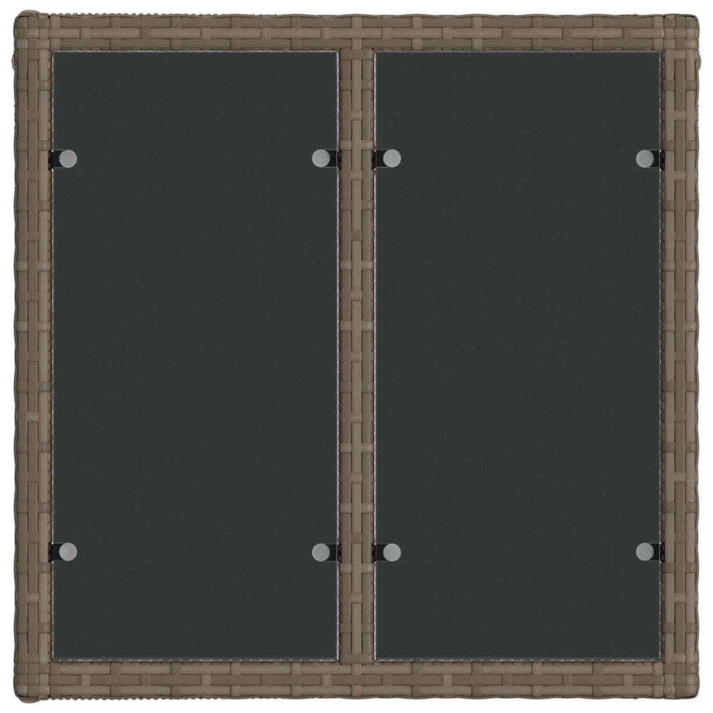 Set Divano da Giardino 10 pz Grigio polyrattan 3434249