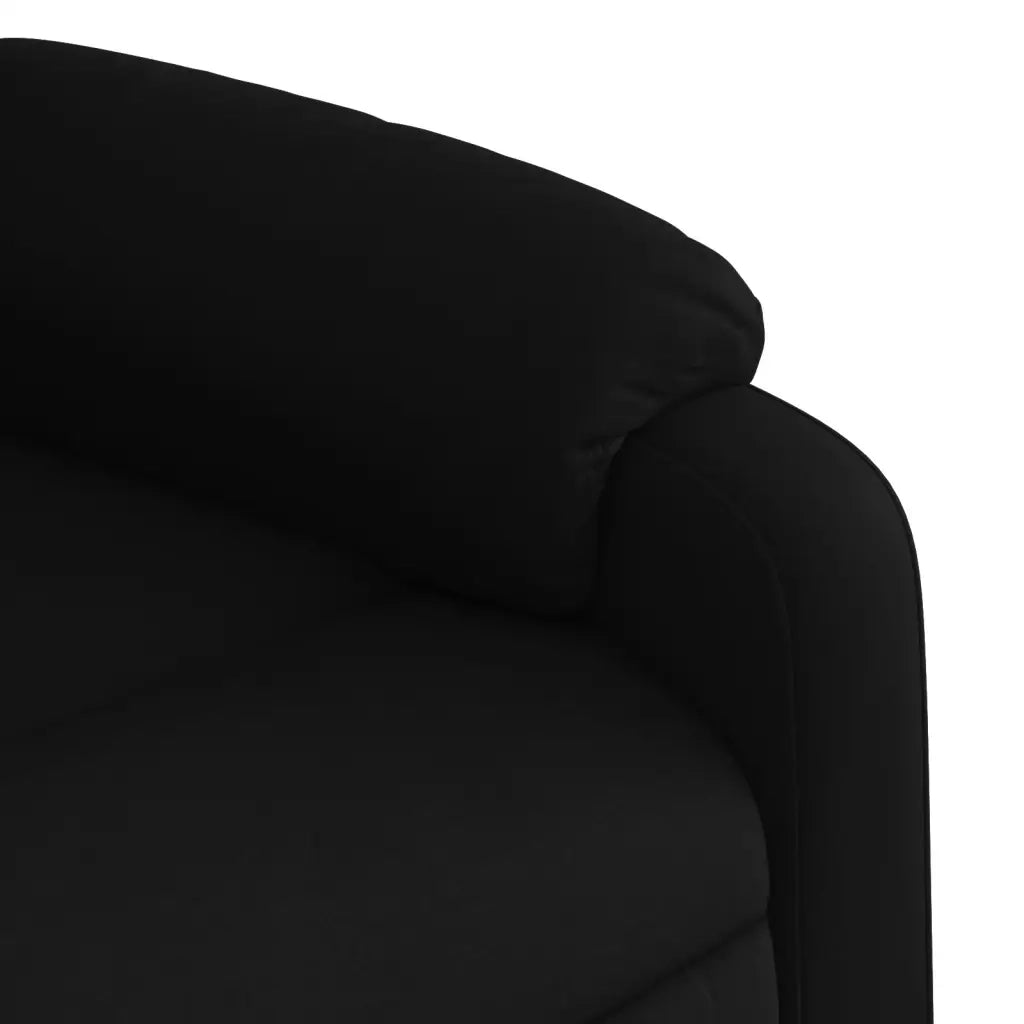 Poltrona | Sedia Relax Reclinabile in Tessuto Nero