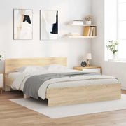 Giroletto con Testiera Rovere Sonoma 150x200 cm