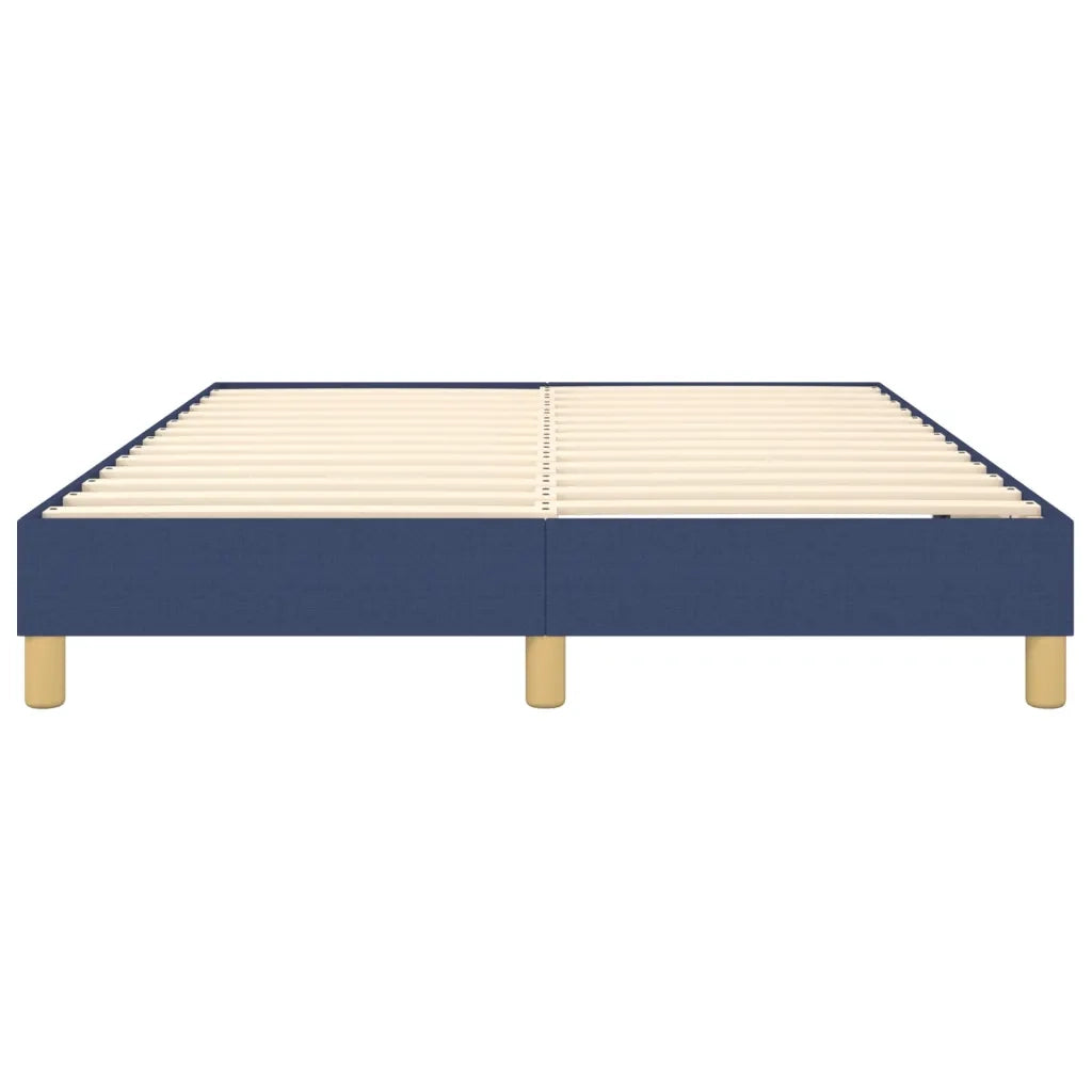 Struttura Letto a Rete a Molle Blu 140x190 cm in Tessuto 3120612