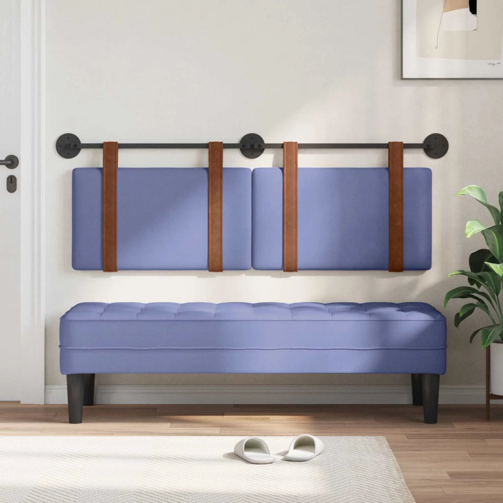 Testiera | Testata sospesa Blu jeans PU Antico