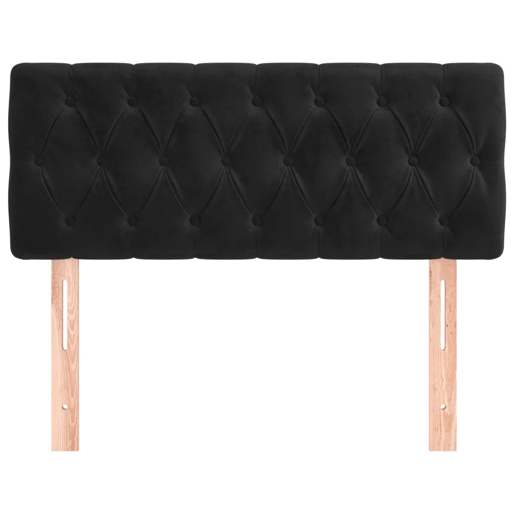 Testiere Nero 100 x 7 x 78/88 cm in Velluto 346336