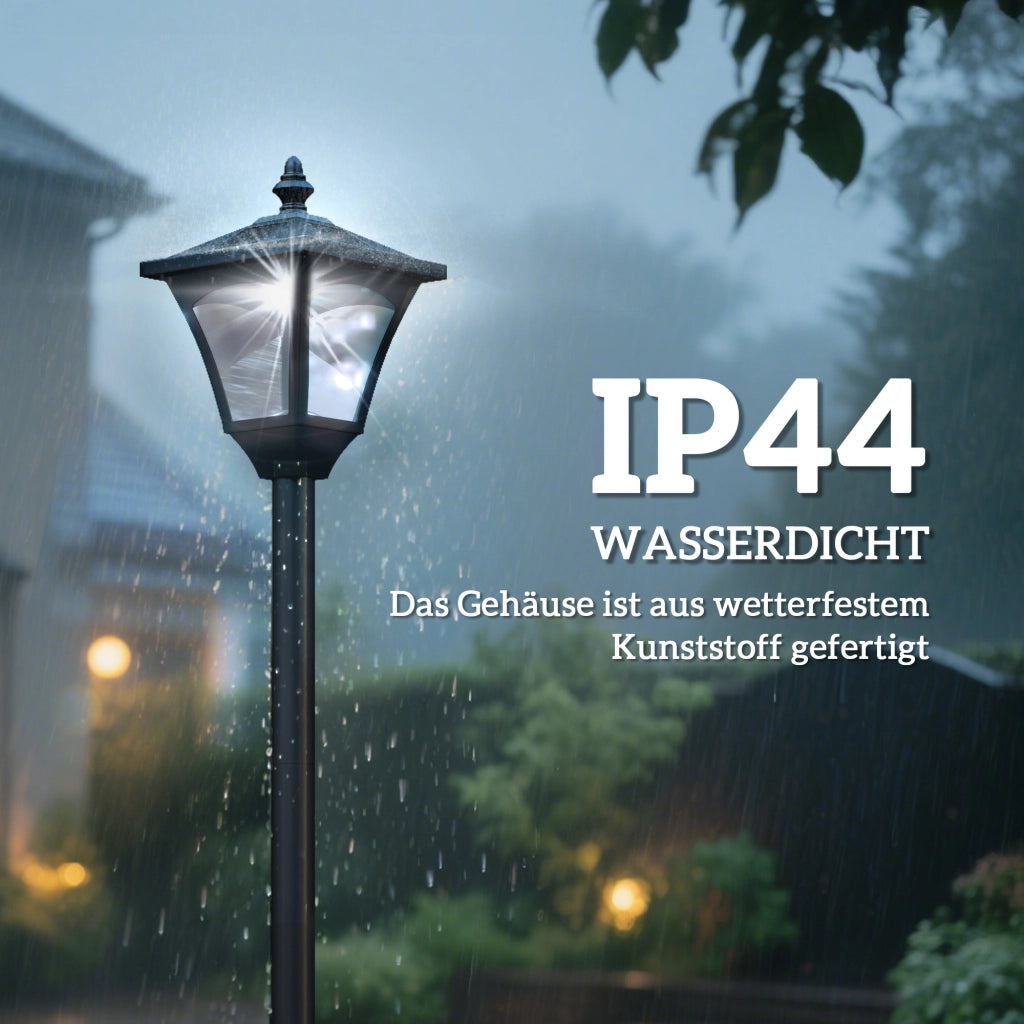 Lanterna Solare LED da Giardino con Picchetto 30 Lumen ¨C Xylo ¨C Nero 120cm