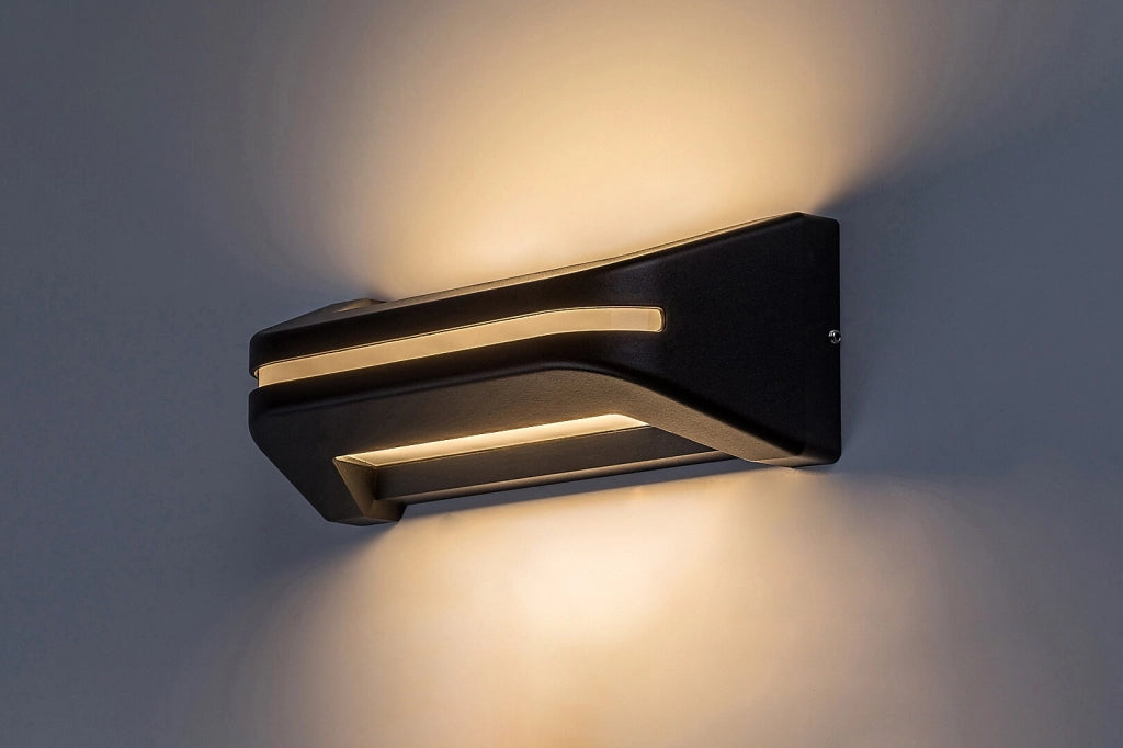 Applique esterna nera moderna su/giù LED 20W 4000K IP54 Rabalux