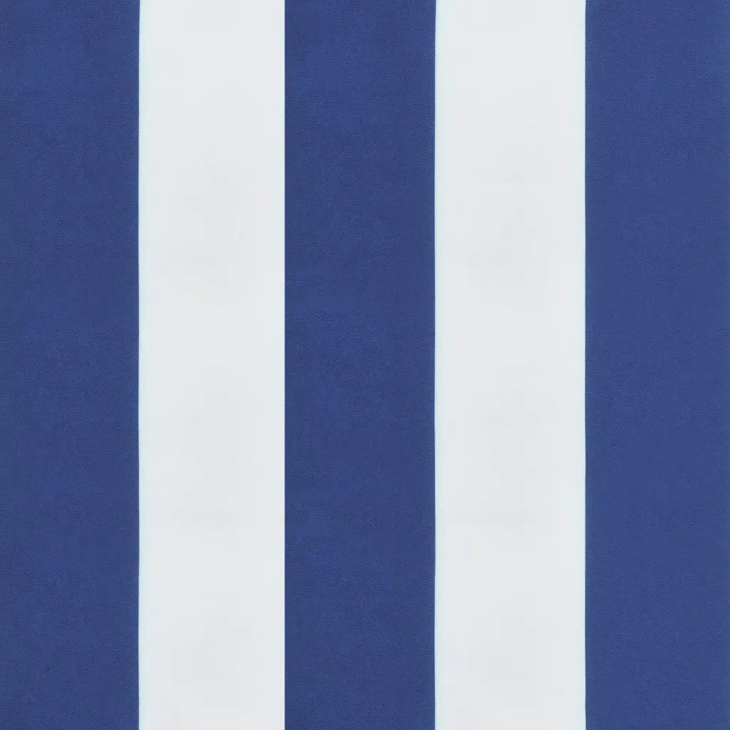 Cuscini Decorativi 4pz Strisce Blu e Bianco 60x60 cm Tessuto 360418