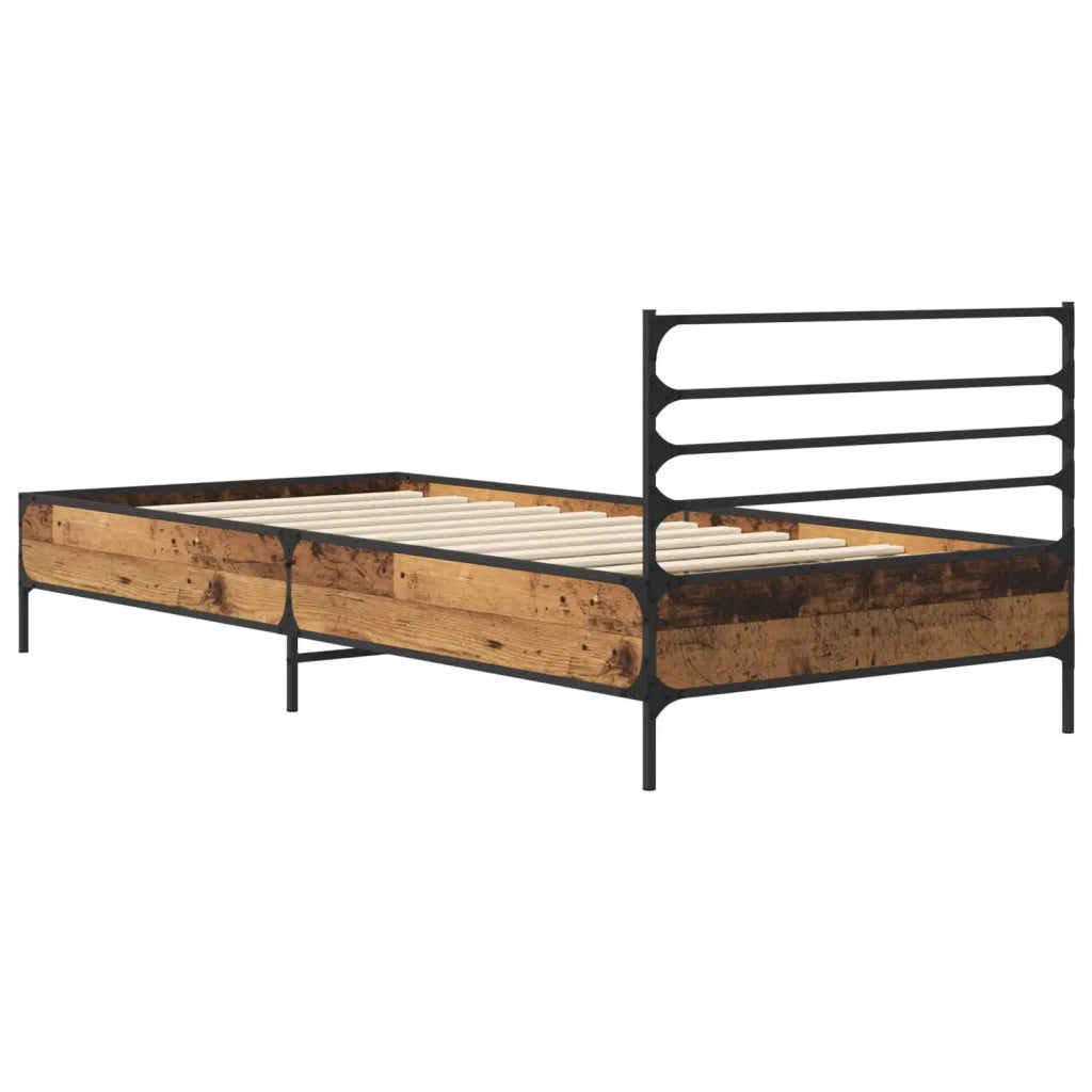 Struttura del letto-Giroletto Legno antico 80 x 200 cm 680378