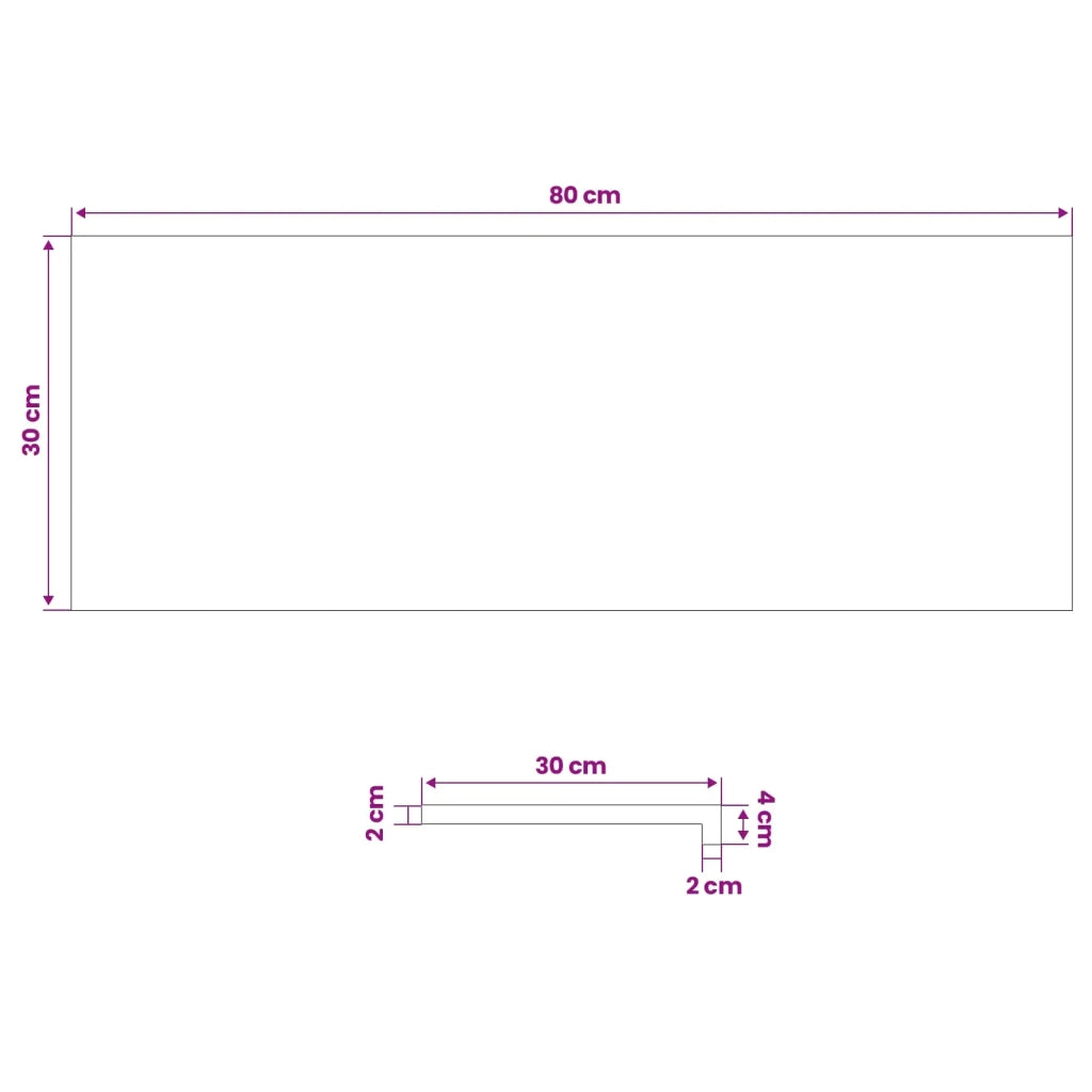 Tappeti per scale 4 pz 80 x 30 x 2 cm Marrone Chiaro 3446203