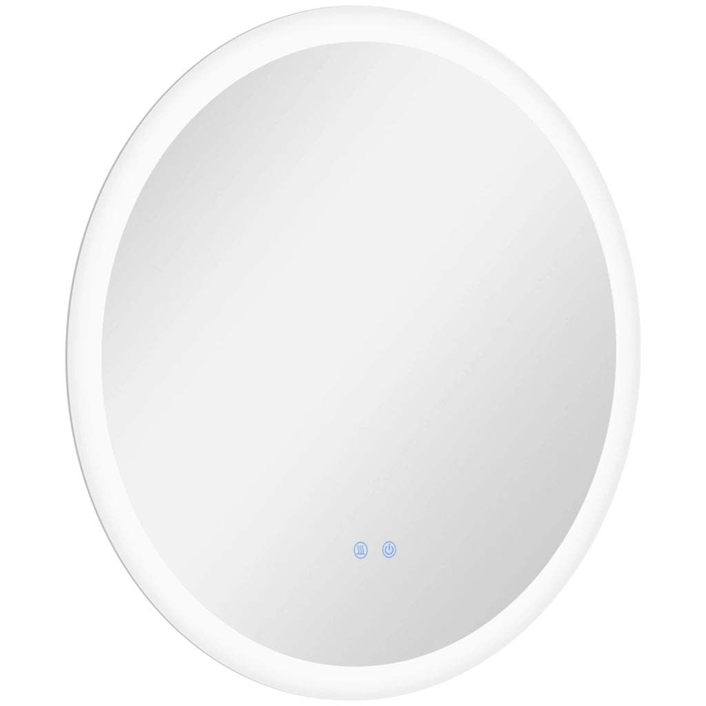 Specchio Bagno Rotondo LED 70x70cm ¨C Xylo ¨C Antiappannamento 3 Luci Touch