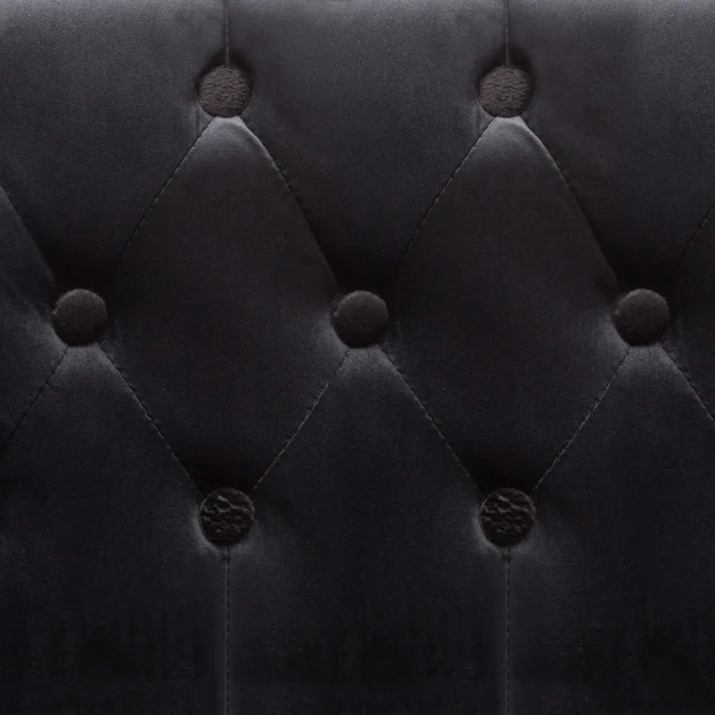Poltrona Nera in Velluto 247012