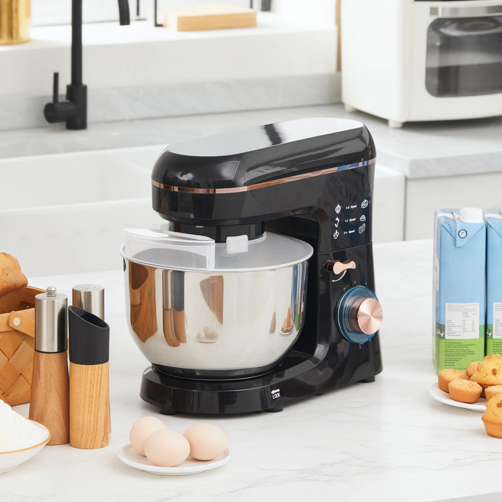 Robot da cucina ¨C Minimal ¨C 6 velocit¨¤, ciotola in acciaio inox 5.5L, nero