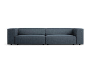 Cosmopolitan Design - Divano "Arendal" 4 posti in ciniglia blu reale 
