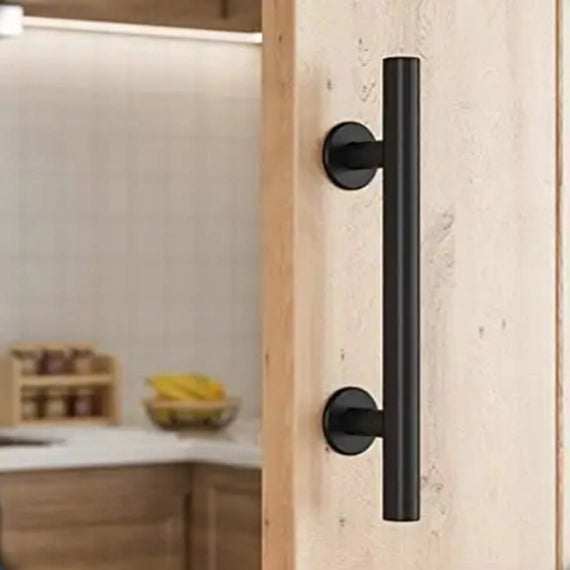 Maniglia per porte scorrevoli, nero opaco, Loft Retro Premium