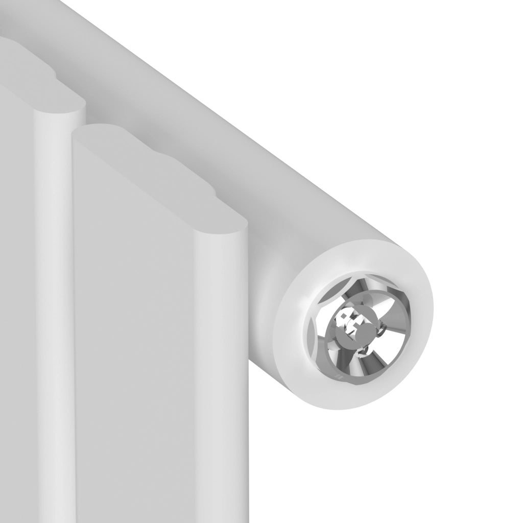 Termosifone Nore ad Acqua Calda Pannello Singolo con Elementi Piatti 60 x 60 cm - Bianco [neu.haus]