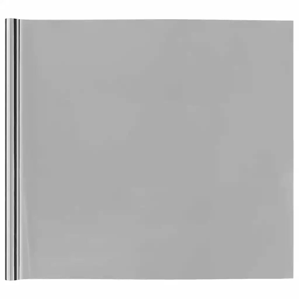 Pellicola per Finestra Solare Riflettente Statica Argento PVC 3394731