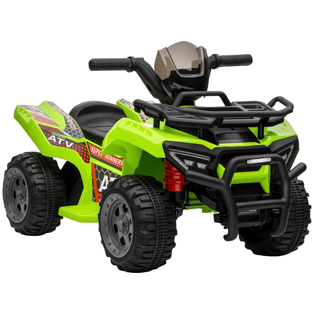 Quad elettrico per bambini ¨C zephmum ¨C verde 18-36 mesi 6V 2km/h