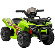 Quad elettrico per bambini ¨C zephmum ¨C verde 18-36 mesi 6V 2km/h