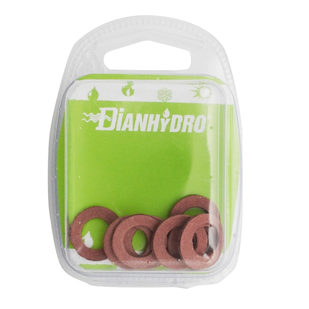 + GUARNIZIONI PER SANITARI KLINGER ROSSE MM2 BLISTER- pz.5 x 11/4- FAIDF- pezzi 1