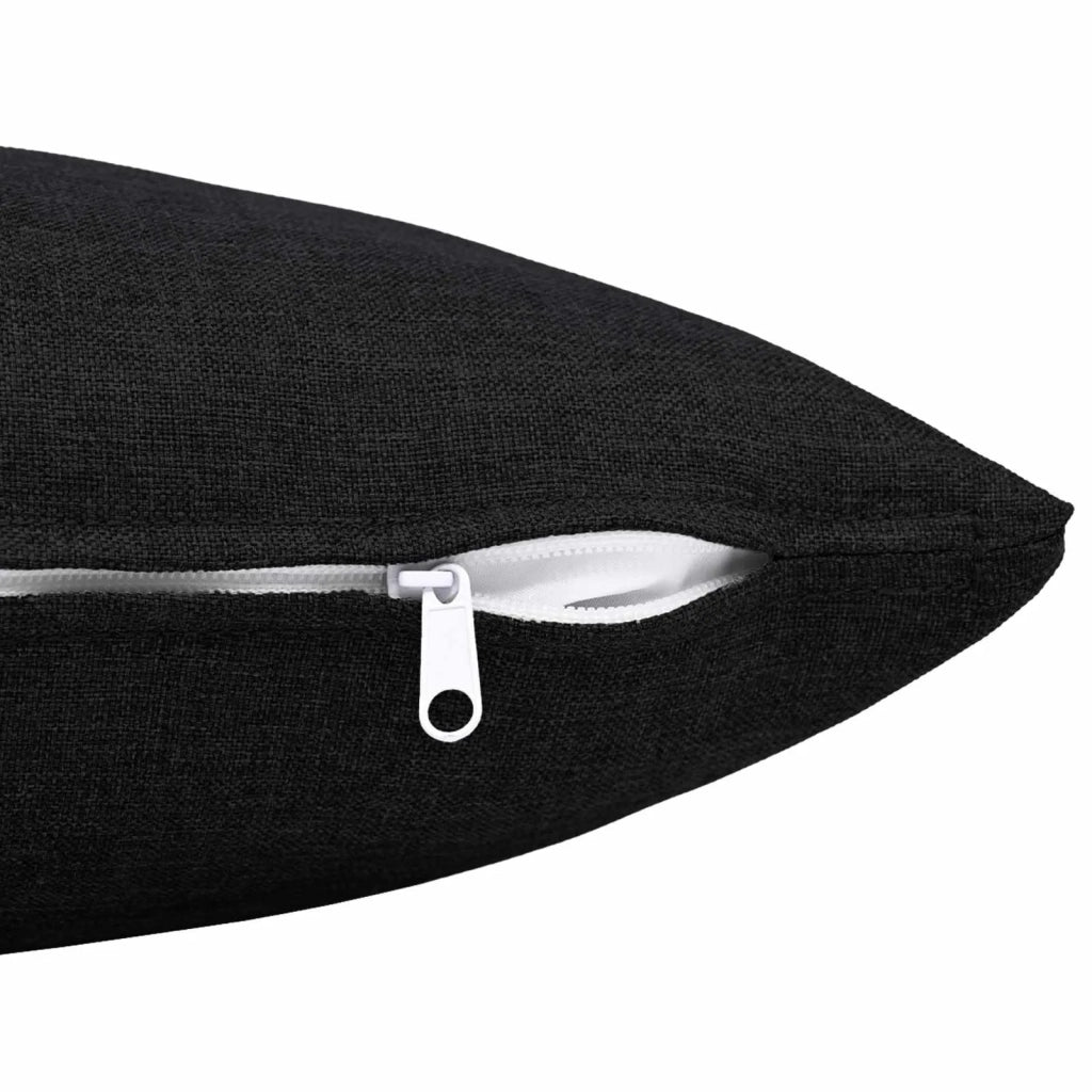 Federa 2 pcs HEERLEN Nero 30 x 30 cm 907337