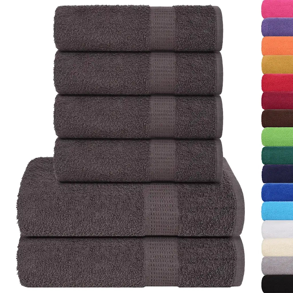 Set di asciugamani 6 pezzi FROGN Antracite 360 g/m2 CFW3765714