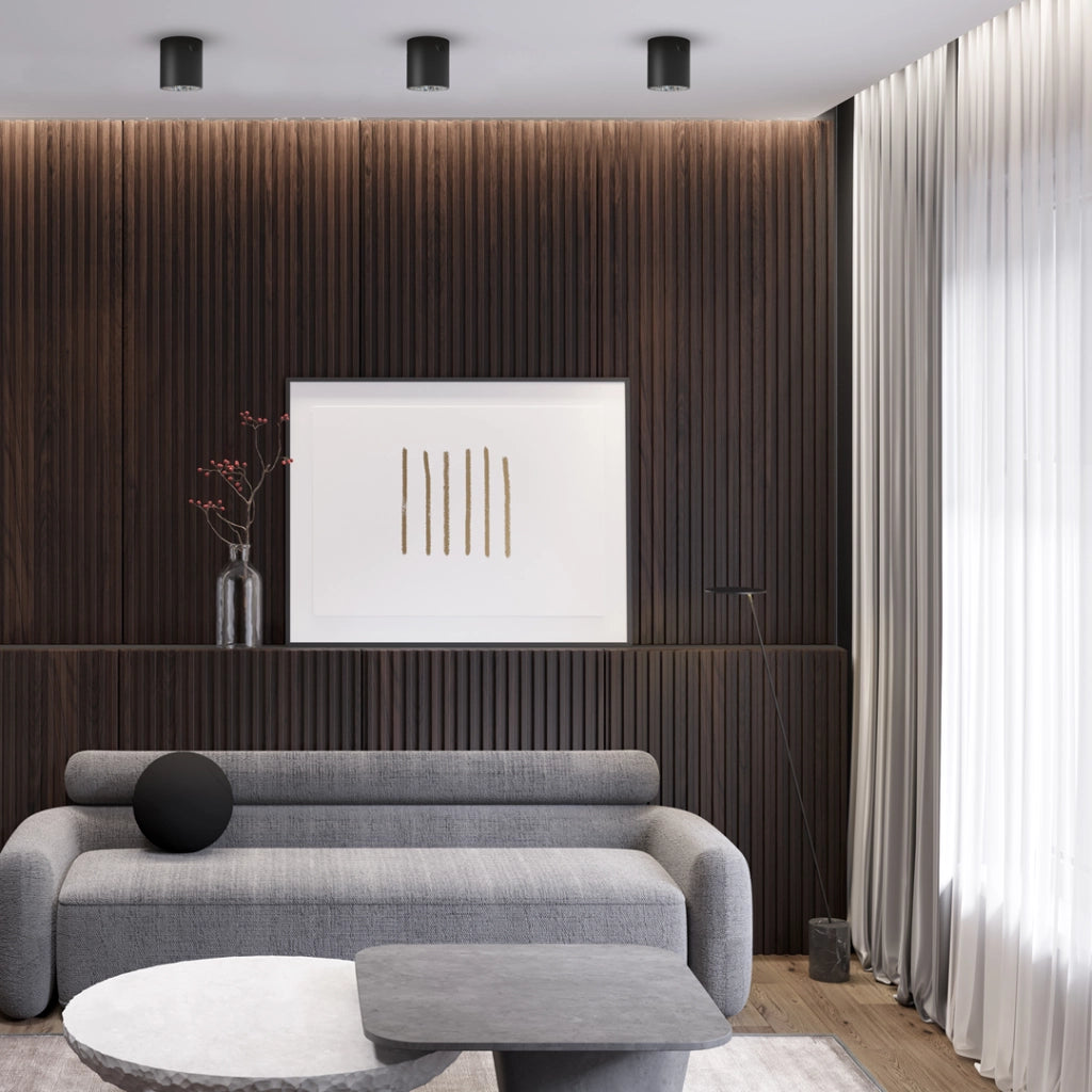Faretto soffitto tondo Ø14 nero E27 60W George Milagro