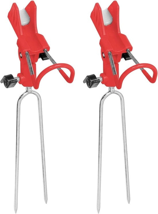Hengelhouder Rotante 360 Gradi Flessibile - Acciaio Inossidabile - Antiscivolo - Supporto al Terreno - Supporti per Pesca - Materiale Leggero