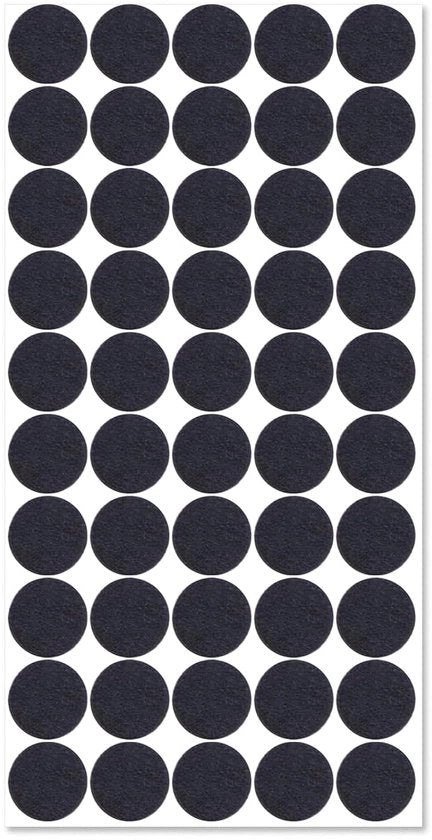 Pannelli di protezione per mobili - 50 pezzi - Nero - 20 mm