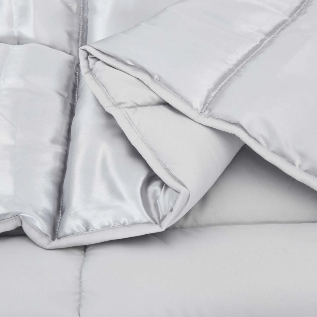 Piumone Completo Annuale Argento 135 x 200 cm Satin e Micropile 42025824