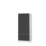 Vicco Set mobili bagno Landhaus antrazit-oro 60 cm