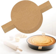 Forme per biscotti 100pz Preformate Ronde - Pergamino a doppia faccia Siliconizzato - Antiscorrosivo - Ideale per Toast - Frittelle di banana - Caffè