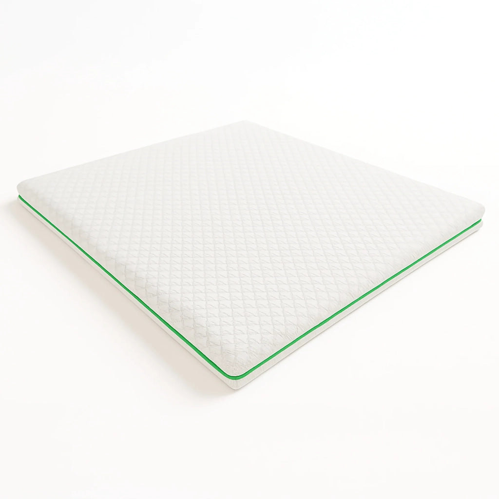 Topper 90x190 in Memory Foam Breeze a 9 Zone | Altezza 5 cm | Tessuto Polar Anallergico e Rinfrescante | Made in Italy