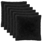 Federa 6 pcs HEERLEN Nero 65 x 65 cm Fleece PV 913078