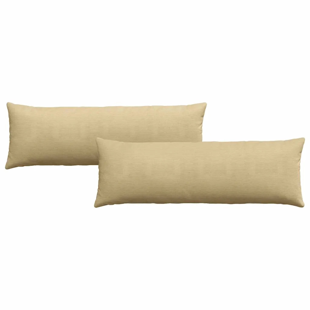 Cuscini da Divano 2 pcs Grigio Verde 120 x 40 cm 42013821