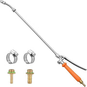 Sproeieraqua - Sproeieraqua per giardino - Sproeilastra a telescopio - Acciaio inossidabile - Connettori di 0,64 cm e 0,95 cm - Adatto per giardinaggio, agricoltura, pulizia e lavaggio auto