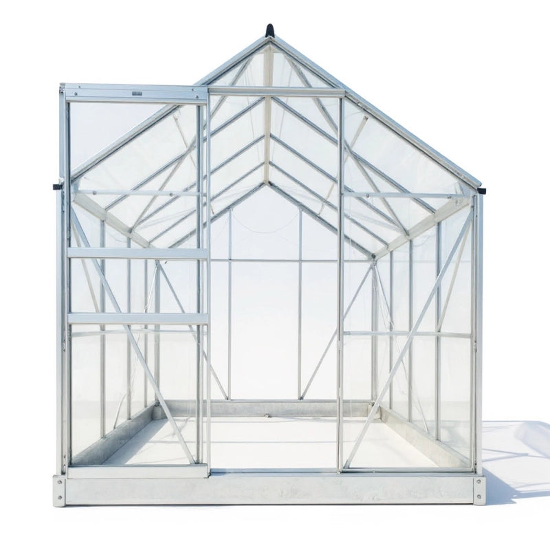 Serre polycarbonate 86 + Base - 4,75 mÂ² + Ouverture automatique