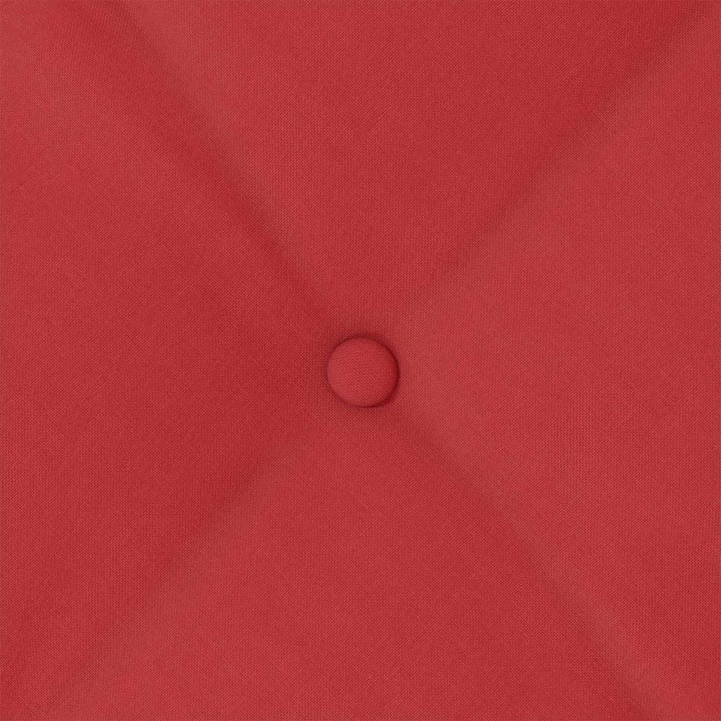 Cuscino per Schiena Rosso 60 x 19 x 50 cm Tessuto 42014670
