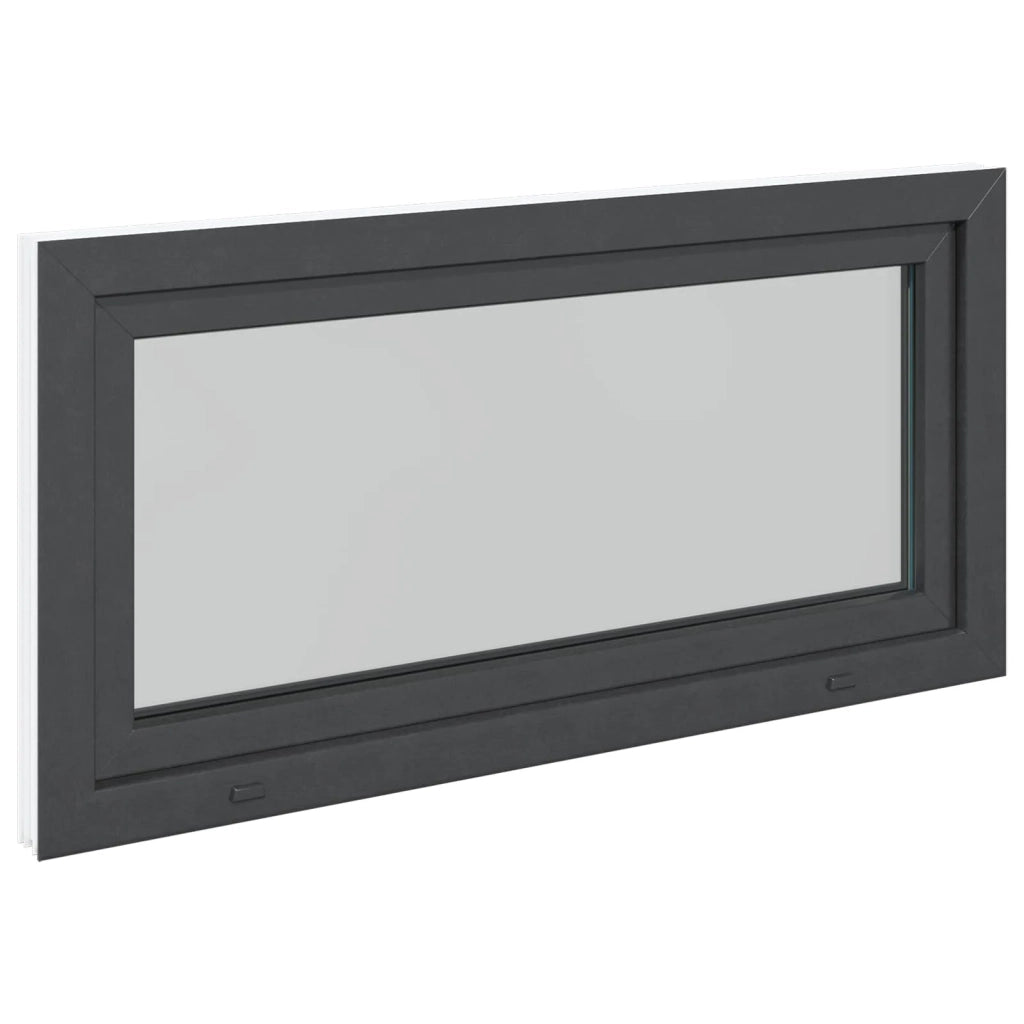 Finestra per Soffitta RISOR 120 x 60 cm PVC e Vetro Antracite CFW7906863