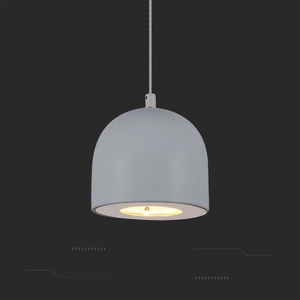 Lampada a sospensione LED 3000K grigia V-TAC VT-7794