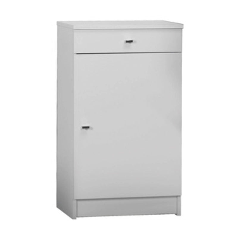 MOBILE 1 ANTA +1 CASSETTO 46X34X80 BIANCO LACC. 222TL  1 PZ
