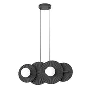 Lampada a sospensione UMBRA nera 4xG9 Emibig