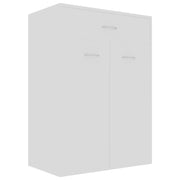 Scarpiera mobile contenitore per scarpe mobile per ingresso/corridoio/soggiorno 60 x 35 x 84 cm legno ingegnerizzato bianco 02_0021489