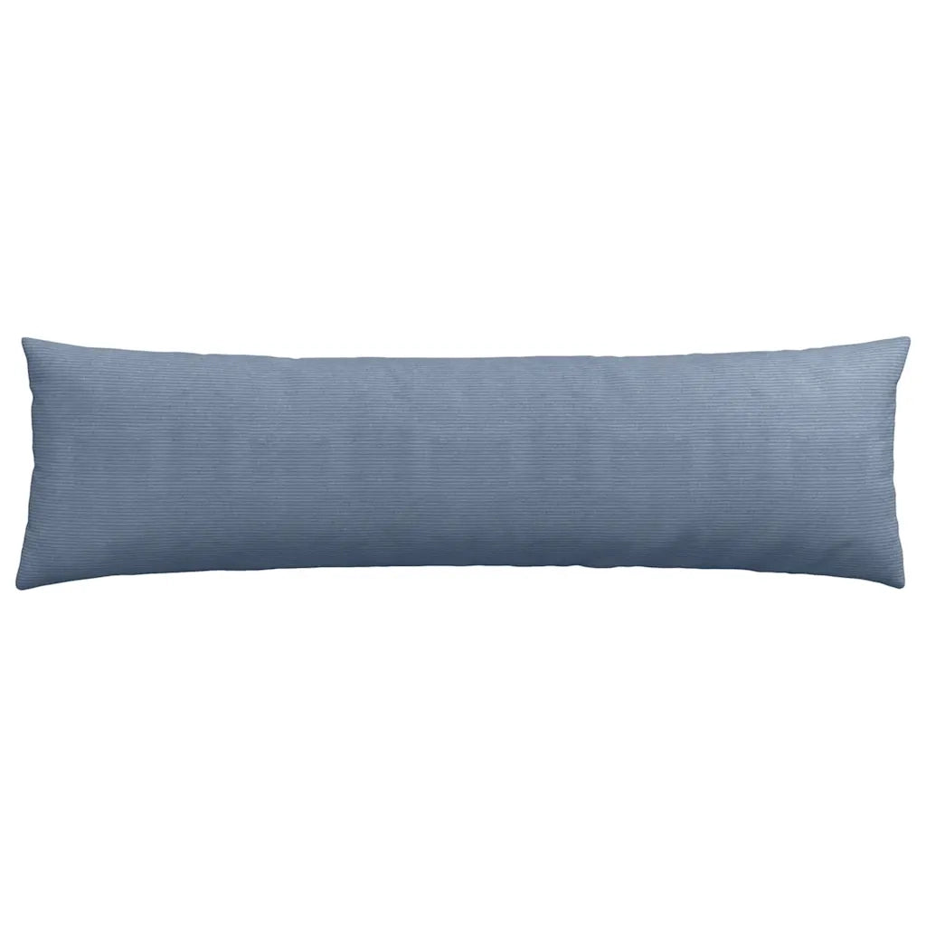 Cuscini da Divano 2 pz-Set di 2 Cuscini per Sofa Blu 145 x 40 cm Tessuto in Cords 505397