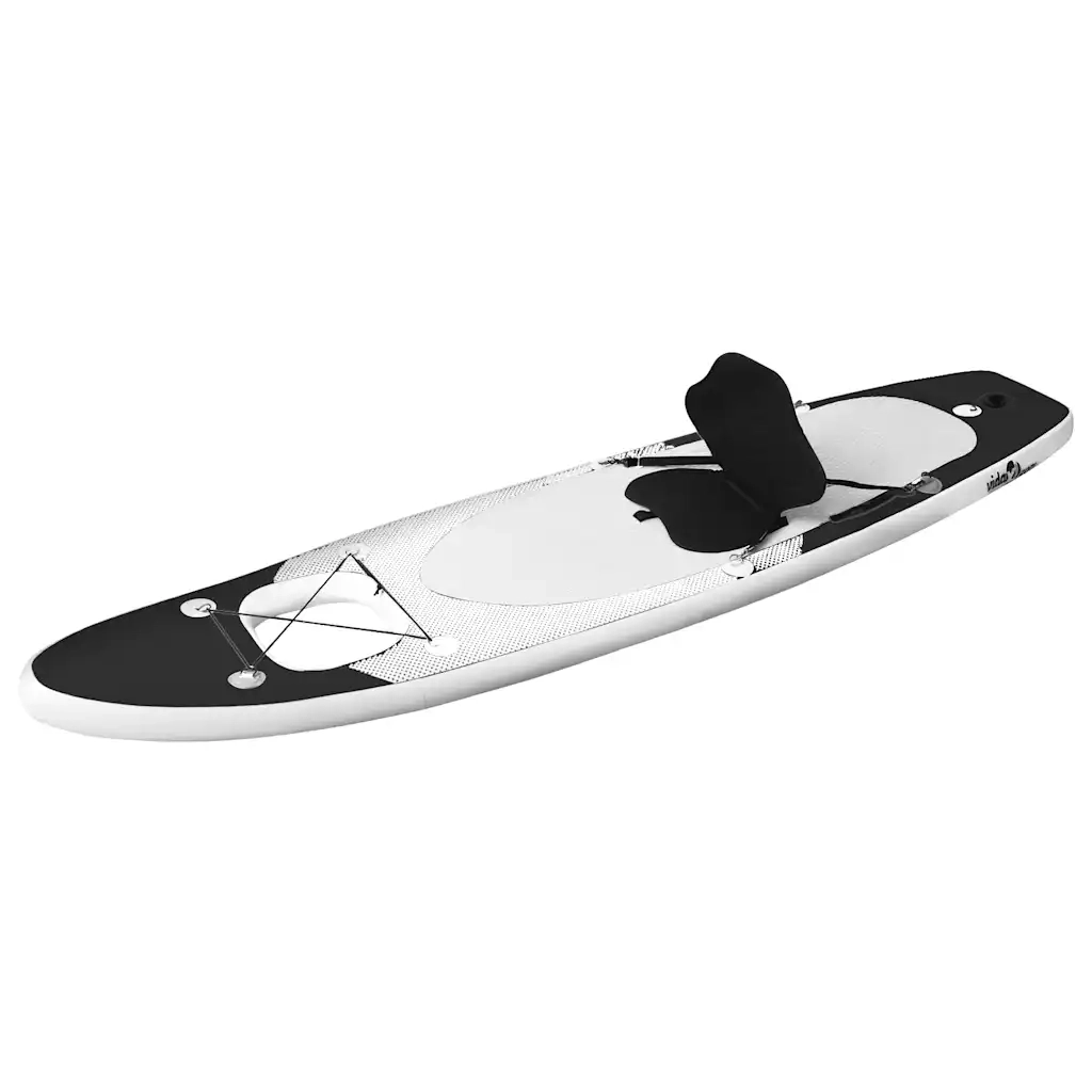 Set Tavola SUP Gonfiabile Nera 300x76x10 cm 93384
