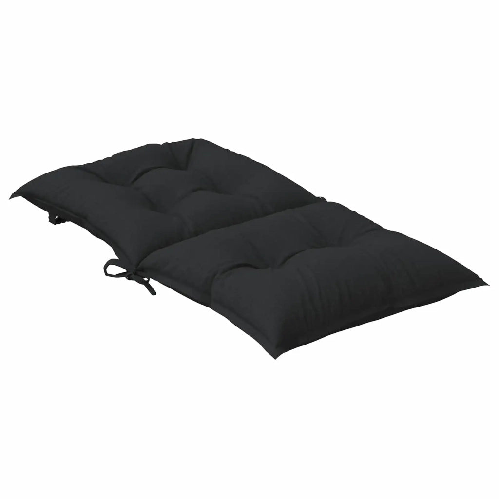 Set di Cuscini per Sedia Bassa 6 pcs Melange Nero 4002402
