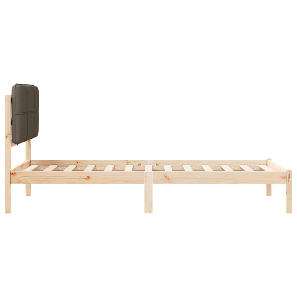 Letto con Testiera Rivestita-Struttura Letto con Testiera Talpa 100 x 200 cm Pino massello 319797