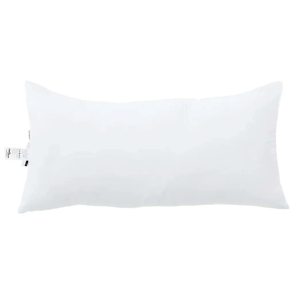Cuscino con cuscino Bianco 80 x 40 x 20 cm Poliestere 42007814