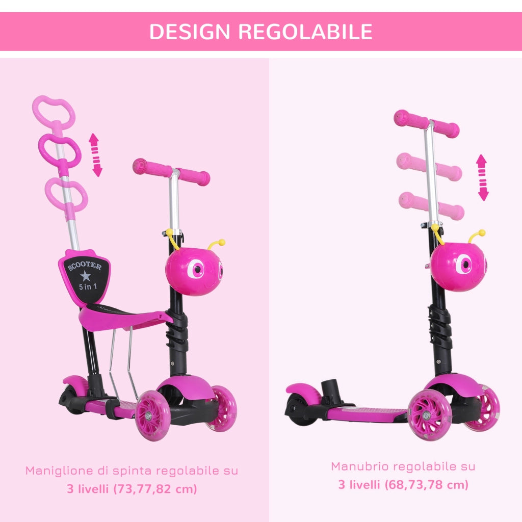 Monopattino 3 Ruote per Bambini ¨C Minimal ¨C Altezza Regolabile