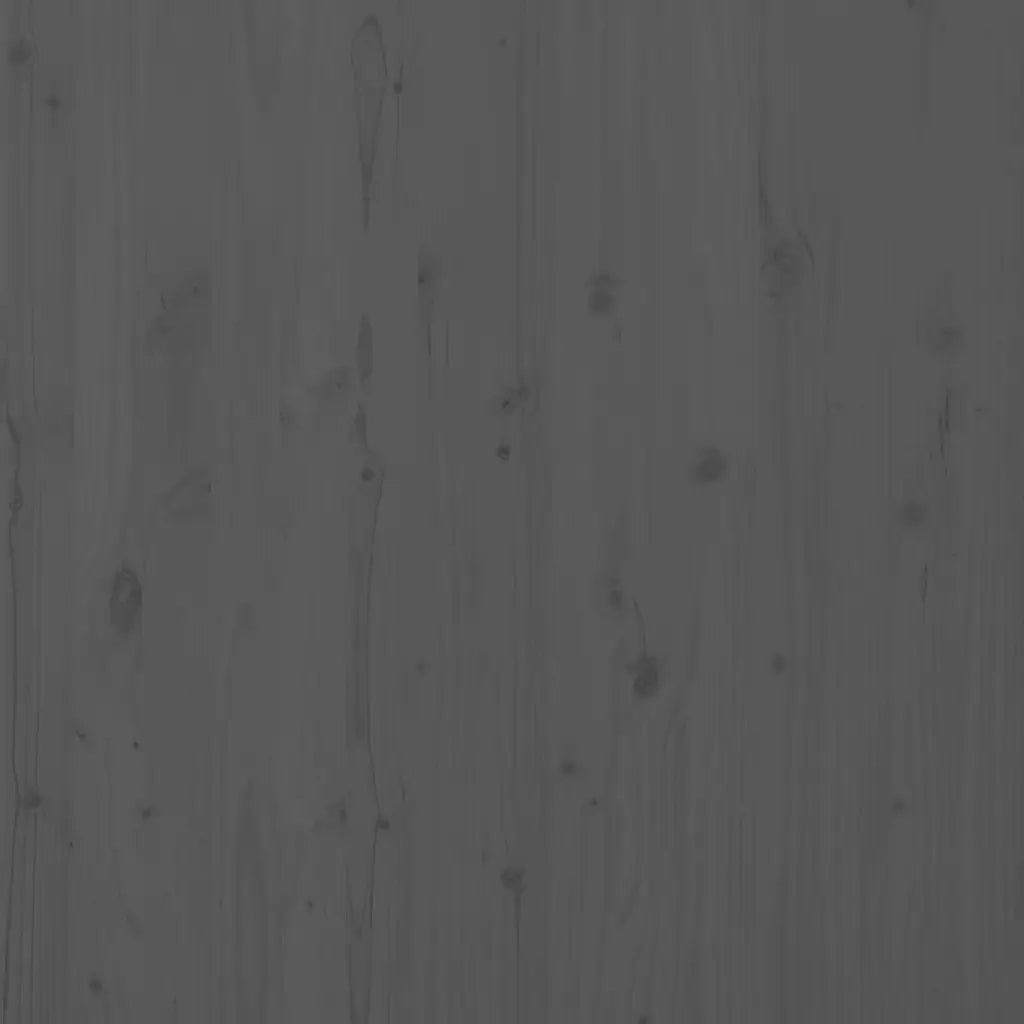 Testiera da Parete-Testiera a Muro-Testata Decorativa Grigia 166x3x91,5 cm Legno Massello di Pino