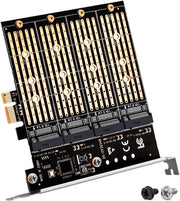 Adattore M.2 NVME a PCL-E 1X per desktop computer espansione con M-key NVME/B-key SATA.