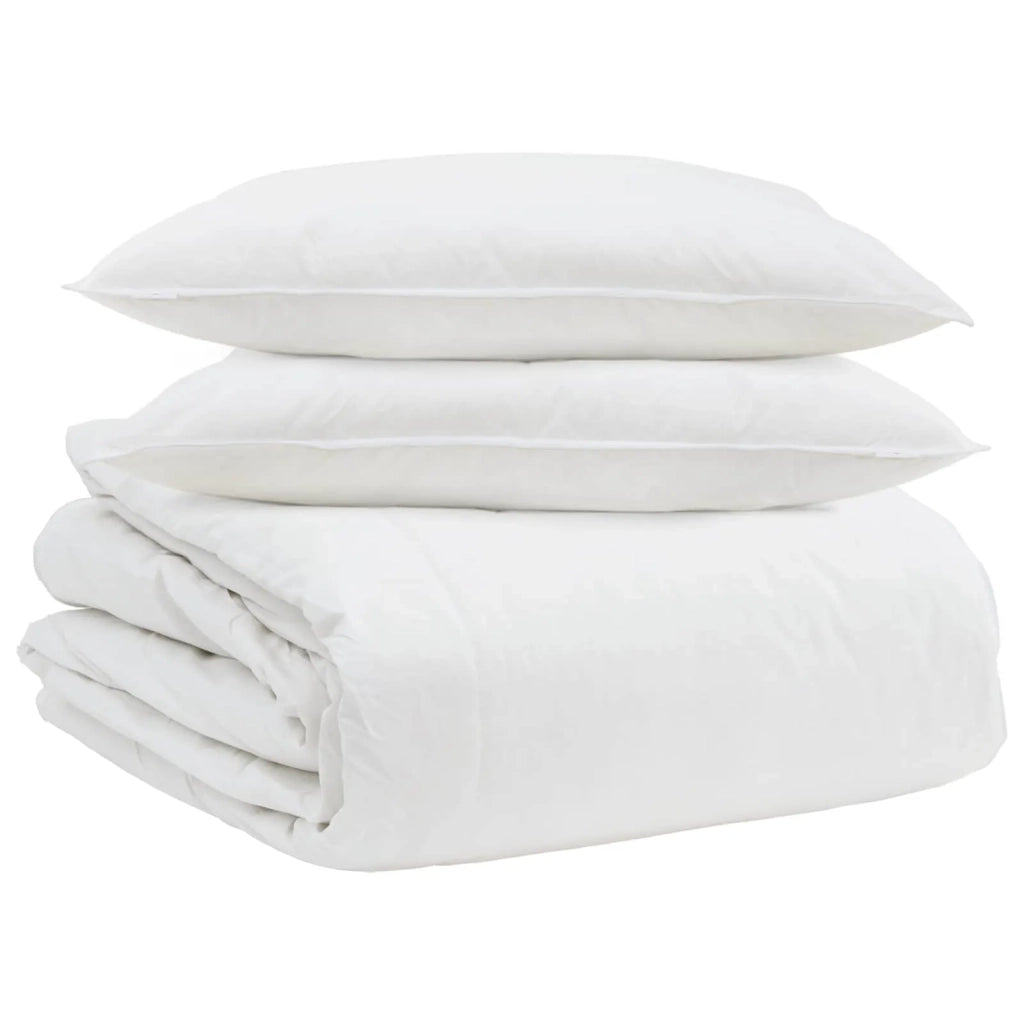 Set di Piumoni con cuscino 3 pz | Duvet Bianco Piuma d'anatra