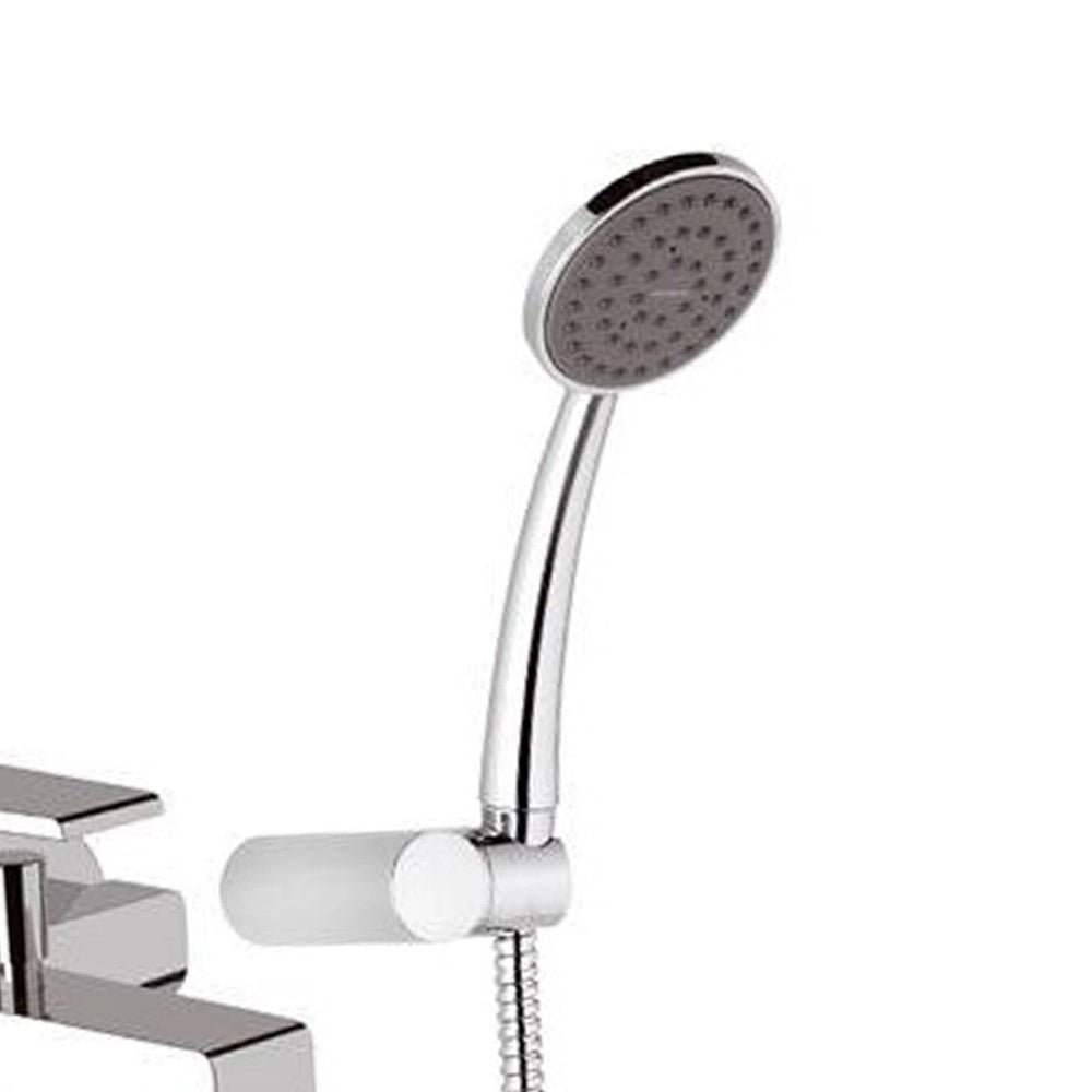 Miscelatore monocomando vasca con accessori tondo moderno